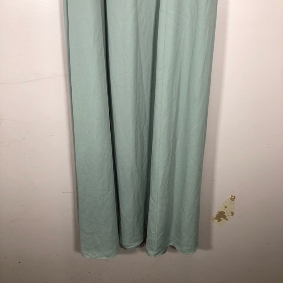 Show Me Your MuMu Women’s Deep Sage Chiffon Lauren Tie Maxi Dress - Picture 6 of 16